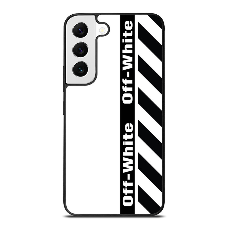 OFF WHITE LOGO VERTICAL Samsung Galaxy S22 Case