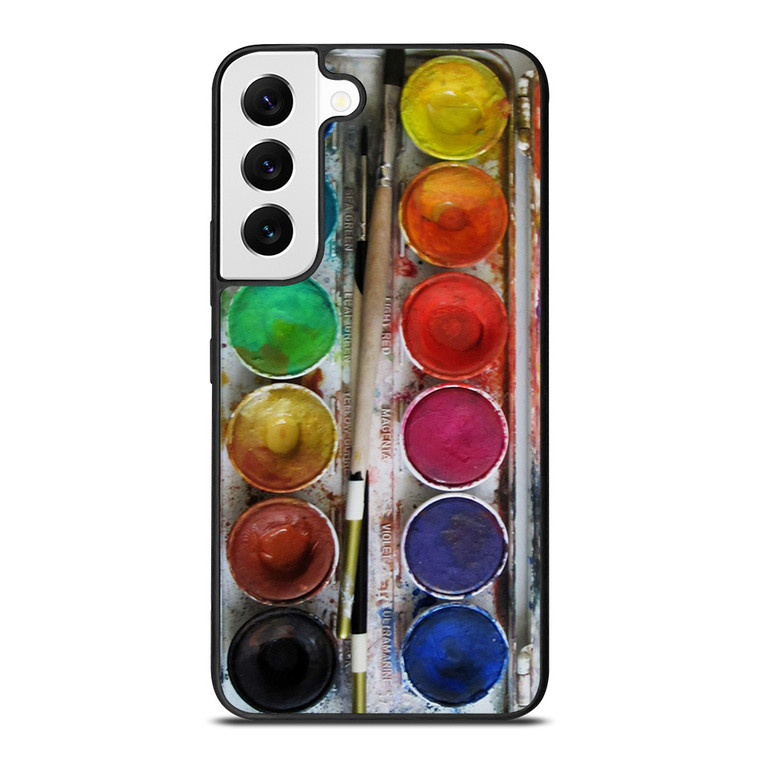PAINT BOX WATERCOLOR Samsung Galaxy S22 Case