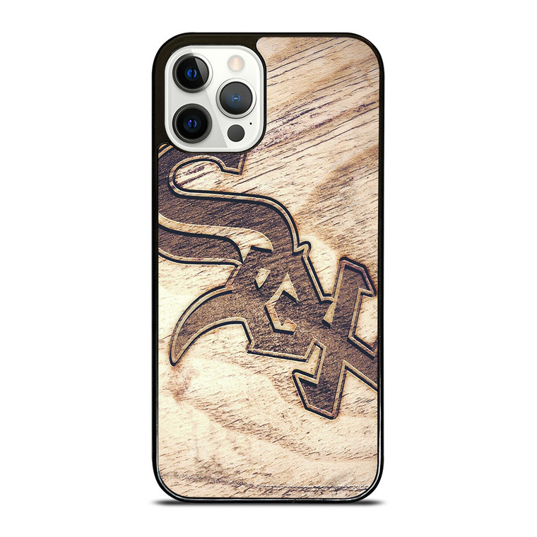 CHICAGO WHITE SOX WOODEN LOGO iPhone 12 Pro Case