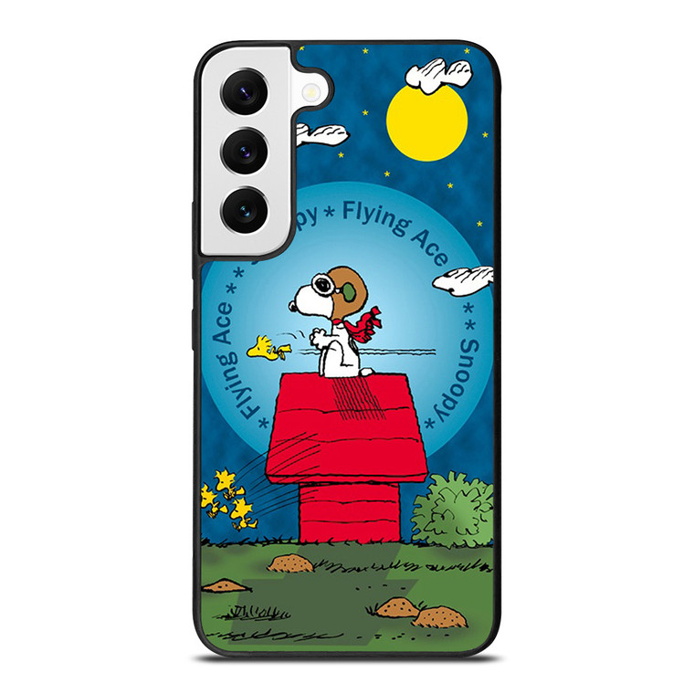 SNOOPY FLYING ACE Samsung Galaxy S22 Case
