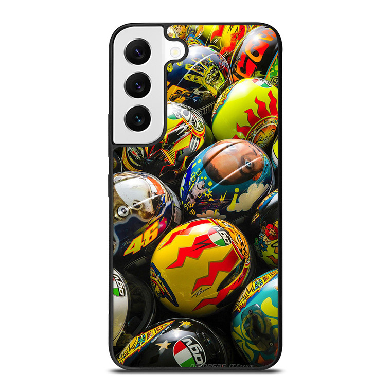 VALENTINO ROSSI AGV COLLECTION HELMETS Samsung Galaxy S22 Case