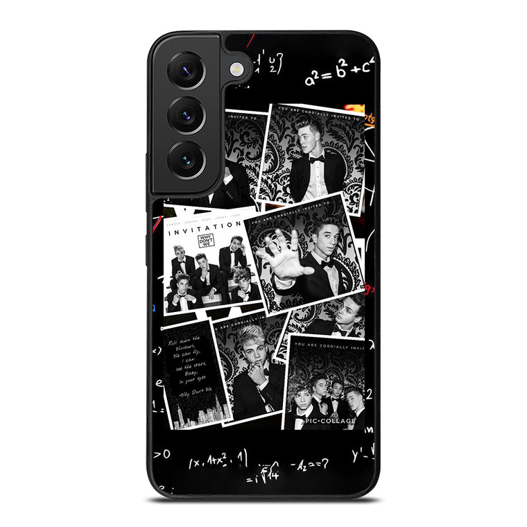 BLACK WHITE WHY DON'T WE Samsung Galaxy S22 Plus Case