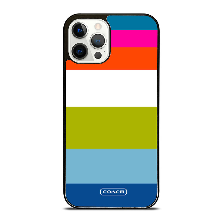 COACH NEW YORK STRIPE iPhone 12 Pro Case