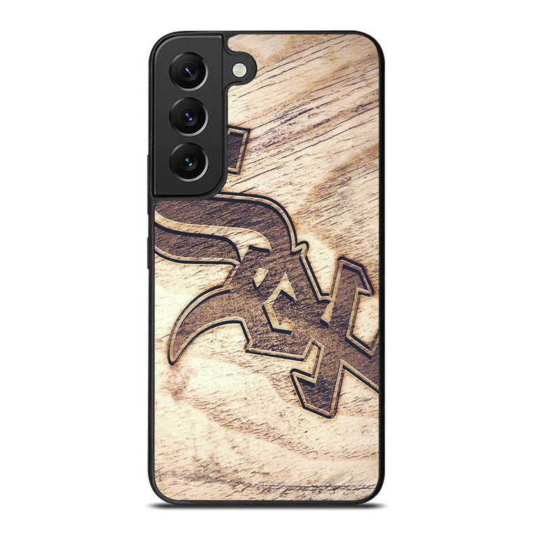 CHICAGO WHITE SOX WOODEN LOGO Samsung Galaxy S22 Plus Case