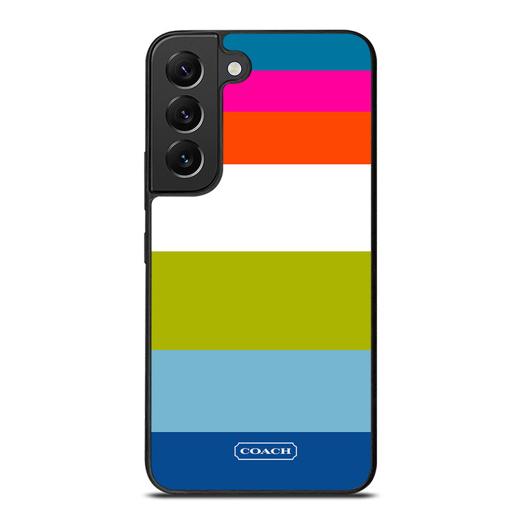 COACH NEW YORK STRIPE Samsung Galaxy S22 Plus Case