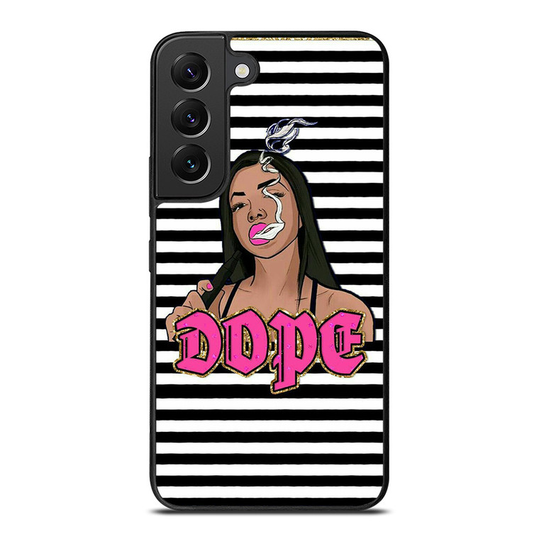 DOPE CIGAR GIRL STRIPE Samsung Galaxy S22 Plus Case