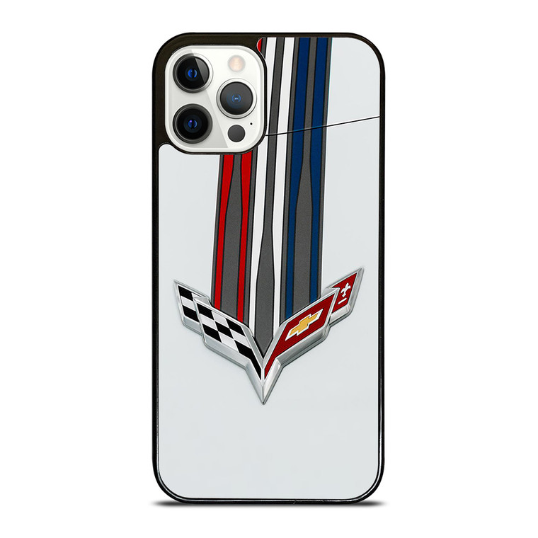 CORVETTE WHITE iPhone 12 Pro Case