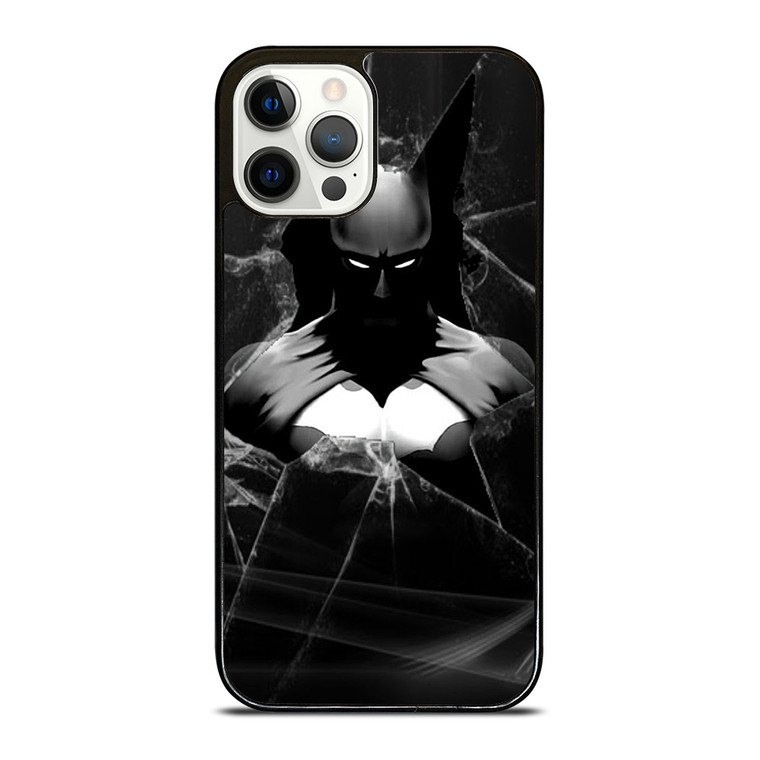 CRACKED OUT GLASS BATMAN THE DARK KNIGHT 3 iPhone 12 Pro Case
