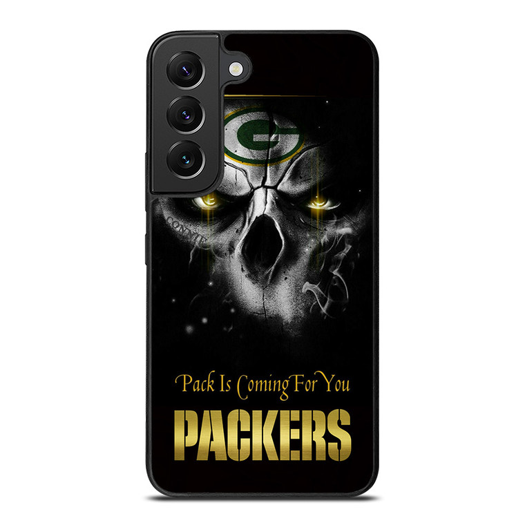GREEN BAY PACKERS SKULL Samsung Galaxy S22 Plus Case