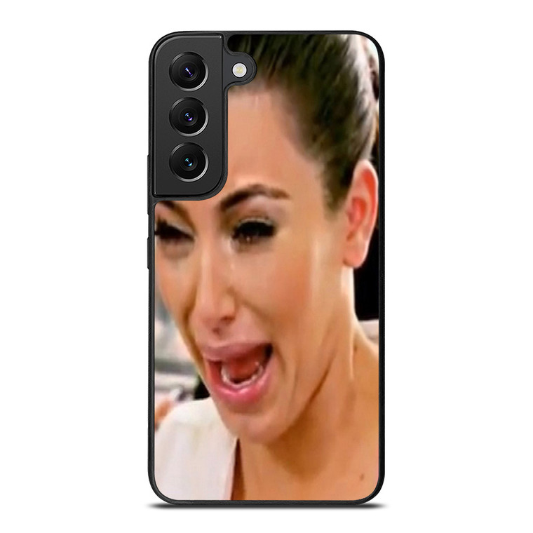 KIM KARDASHIAN UGLY CRYING FACE Samsung Galaxy S22 Plus Case
