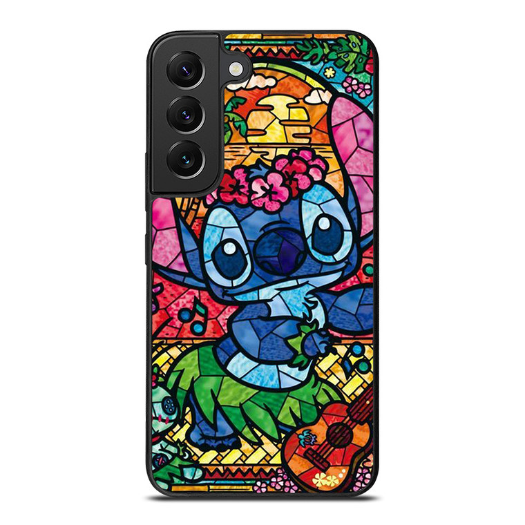 LILO & STITCH STAINED GLASS Samsung Galaxy S22 Plus Case