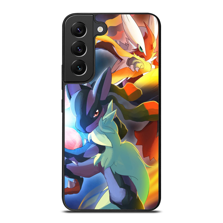MEGA BLAZIKEN VS MEGA LUCARIO Samsung Galaxy S22 Plus Case
