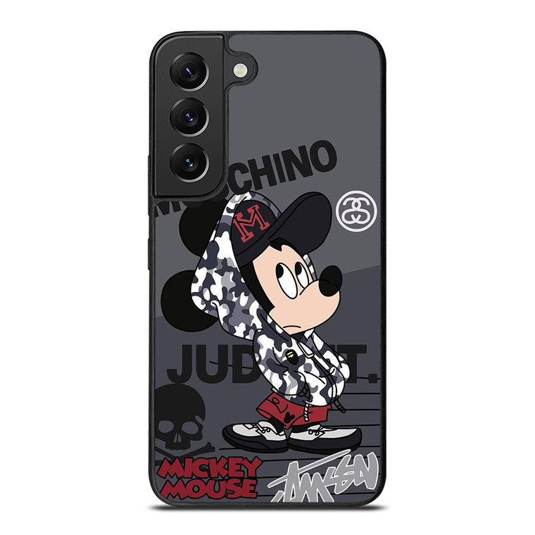 MICKEY MOUSE CAMO X MOSCHINO X STUSSY Samsung Galaxy S22 Plus Case