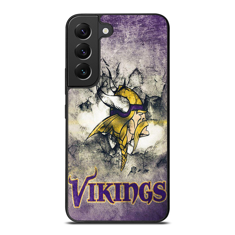 MINNESOTA VIKINGS GRUNGE LOGO Samsung Galaxy S22 Plus Case