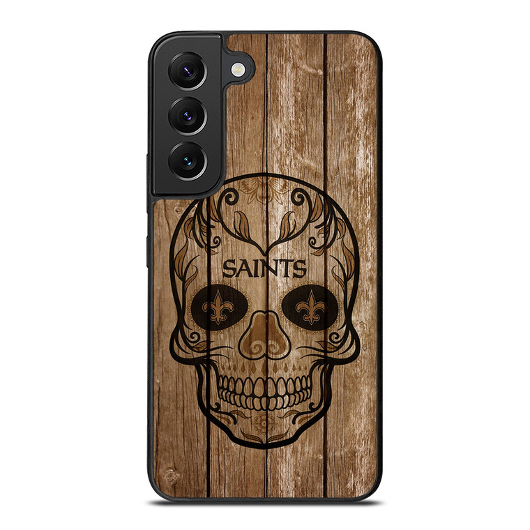 NEW ORLEANS SAINTS SKULL 2 Samsung Galaxy S22 Plus Case