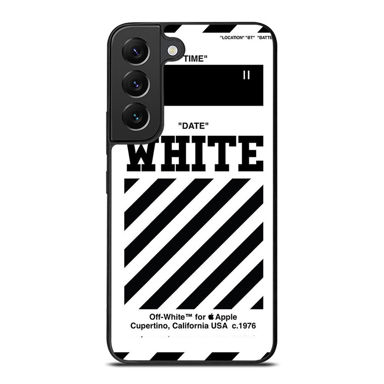 OFF WHITE DATE TIME Samsung Galaxy S22 Plus Case