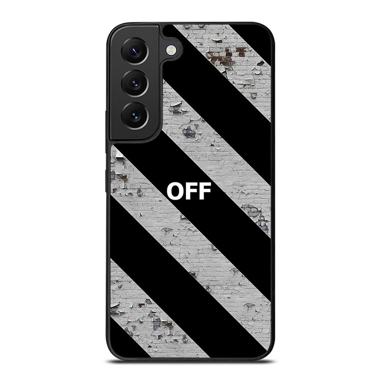 OFF WHITE LOGO STRIPE Samsung Galaxy S22 Plus Case