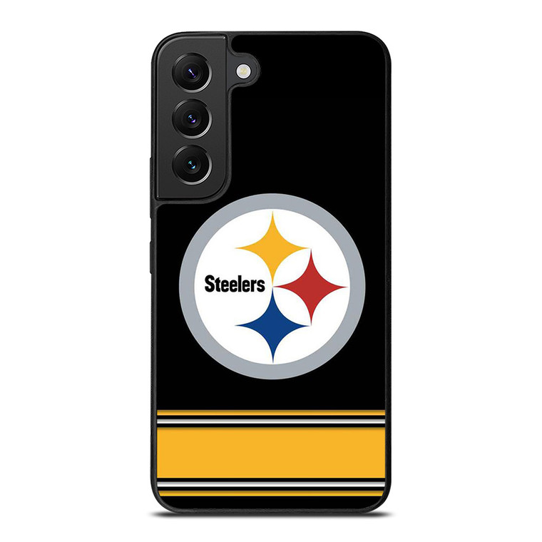 PITTSBURGH STEELERS LOGO STRIPE Samsung Galaxy S22 Plus Case