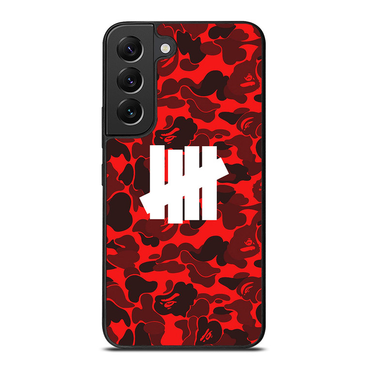 UNDEFEATED BAPE CAMO RED Samsung Galaxy S22 Plus Case