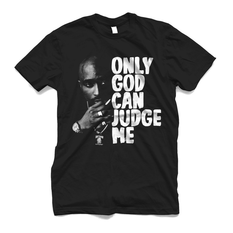 2PAC TUPAC SHAKUR ONLY GOD CAN JUDGE ME Men's T-Shirt