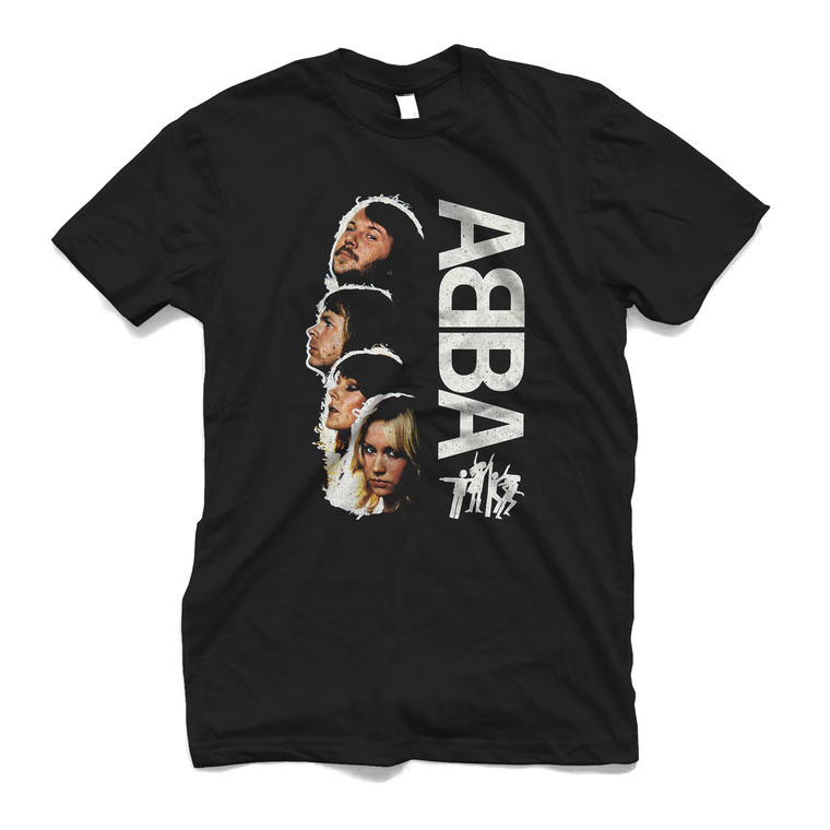 ABBA MUSIC MEMBERS LOGO Men's T-Shirt ABBA MUSIC MEMBERS LOGO Men's T-Shirt