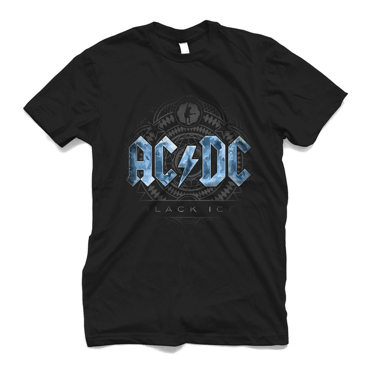 ACDC BLACK ICE ROCK BAND Men's T-Shirt