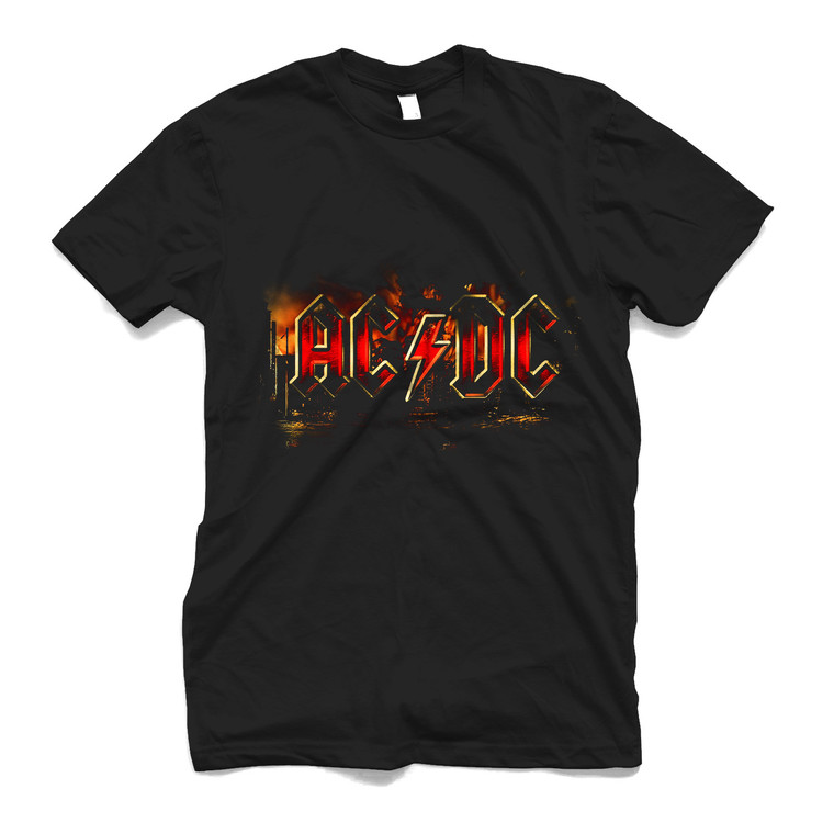 ACDC HITS ROCK BAND Men's T-Shirt