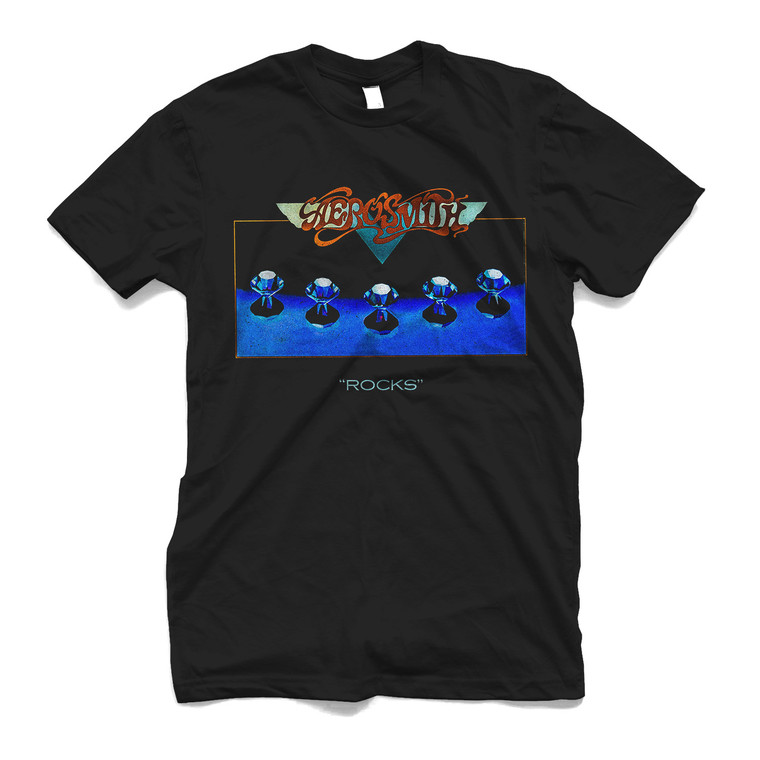 AEROSMITH ROCK BAND ROCKS ALBUM Men's T-Shirt