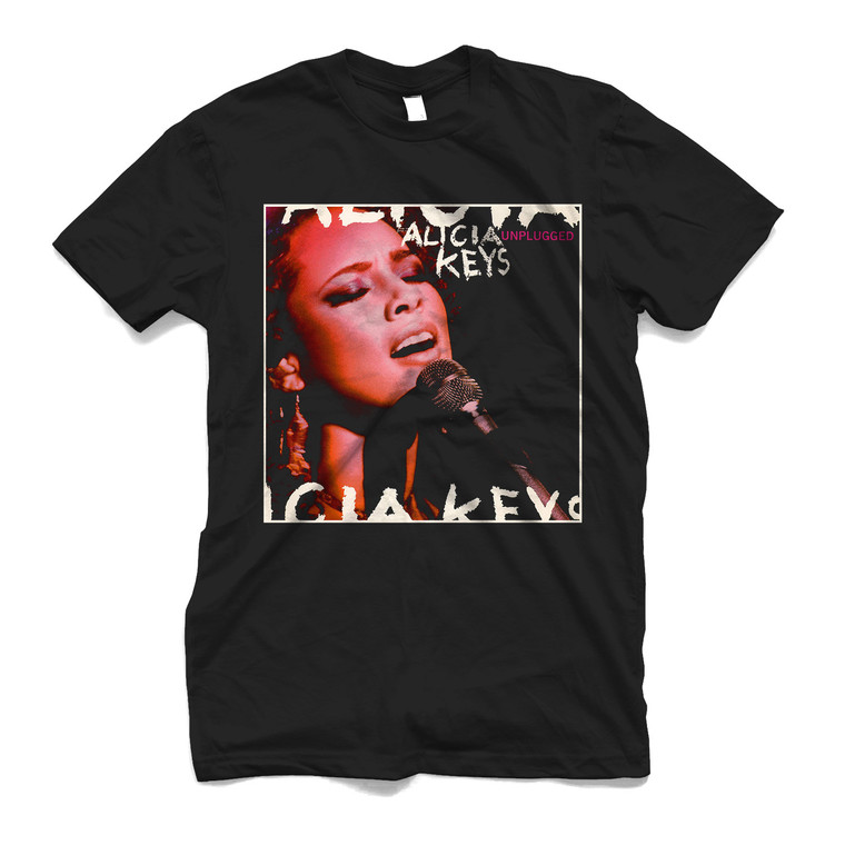 ALICIA KEYS SINGER UNPLUGGED Men's T-Shirt ALICIA KEYS SINGER UNPLUGGED Men's T-Shirt