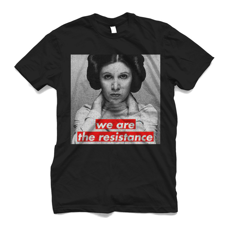 BADASS PRINCESS LEIA WE ARE THE RESISTANCE Men's T-Shirt