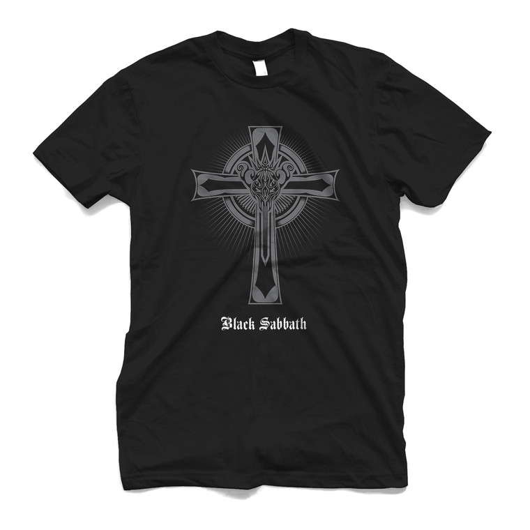 BLACK SABBATH ROCK BAND HEADLESS CROSS Men's T-Shirt