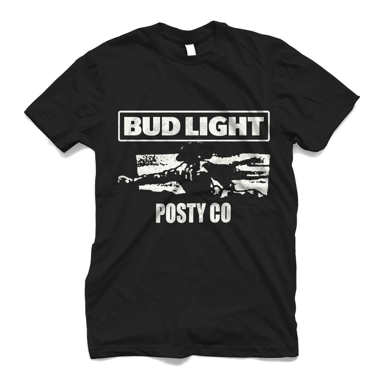 BUD LIGHT BEER X POSTY CO POST MALONE 2 Men's T-Shirt BUD LIGHT BEER X POSTY CO POST MALONE 2 Men's T-Shirt