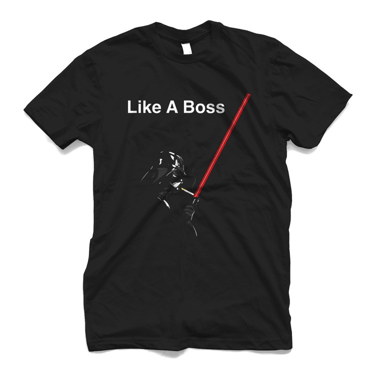 DARTH VADER STAR WARS LIKE A BOSS PARODY Men's T-Shirt
