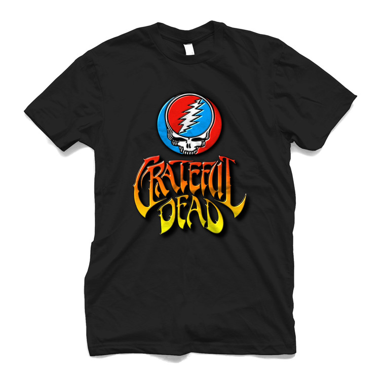 GRATEFUL DEAD ROCK BAND LOGO Men's T-Shirt GRATEFUL DEAD ROCK BAND LOGO Men's T-Shirt