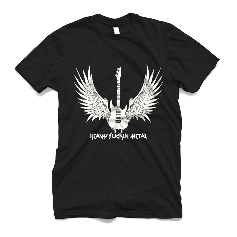 HEAVY METAL FUCKING GUITAR ANGEL Men's T-Shirt