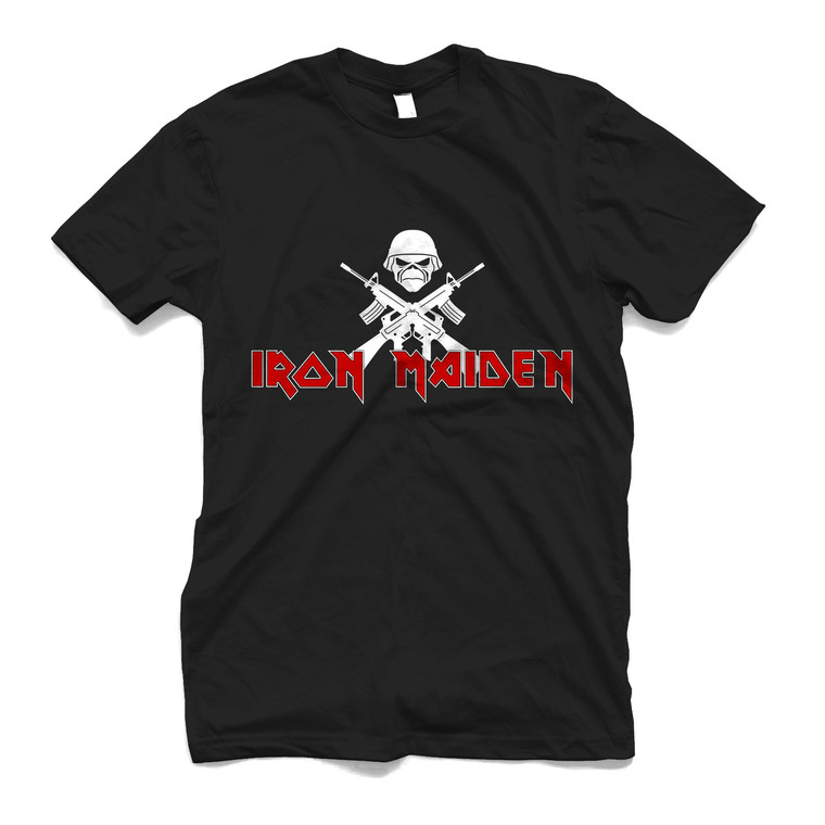 IRON MAIDEN METAL BAND LOGO Men's T-Shirt