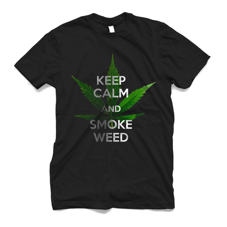 KEEP CALM AND SMOKE WEED Men's T-Shirt