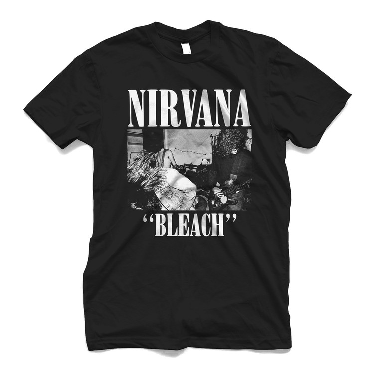 NIRVANA BLEACH ROCK BAND Men's T-Shirt