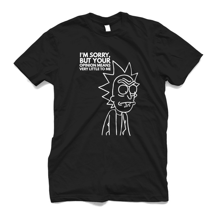 RICK AND MORTY FUNNY QUOTES Men's T-Shirt