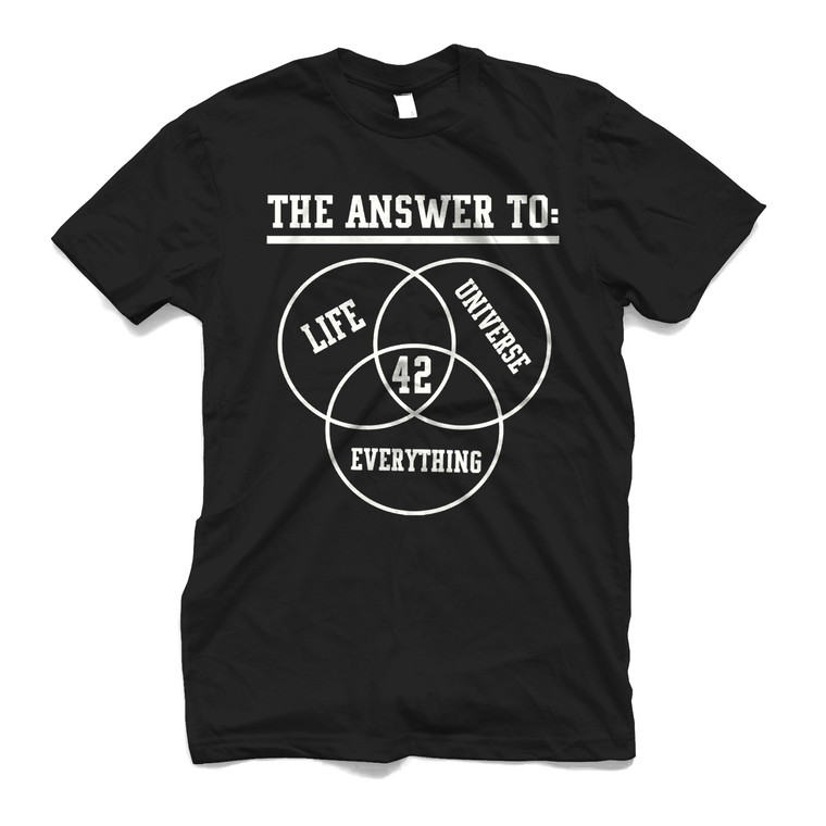 THE ANSWER TO EVERYTHING IS 42 Men's T-Shirt