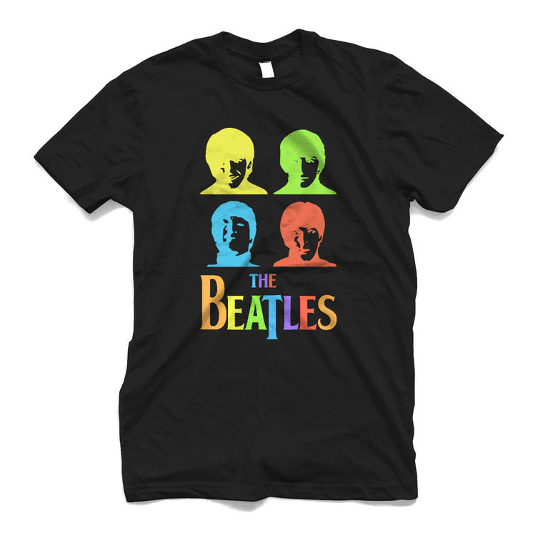 THE BEATLES MEMBER COLORFUL Men's T-Shirt