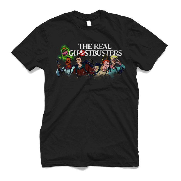 THE REAL GHOSTBUSTERS CHARACTERS Men's T-Shirt