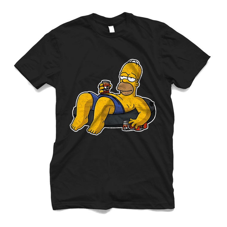 THE SIMPSONS DUFF DADDY BEER Men's T-Shirt