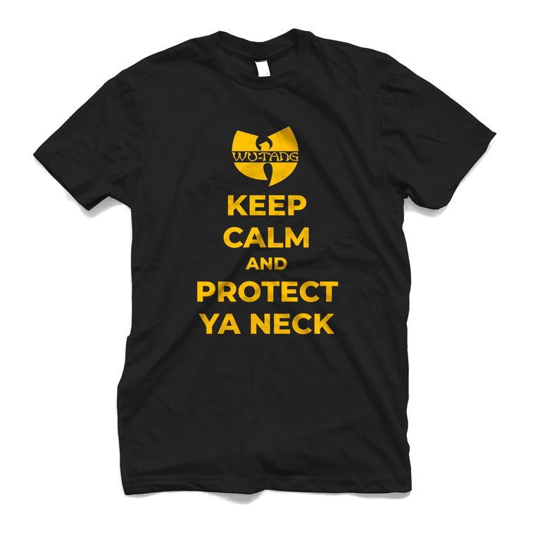 WU-TANG CLAN KEEP CALM AND PROTECT YA NECK Men's T-Shirt