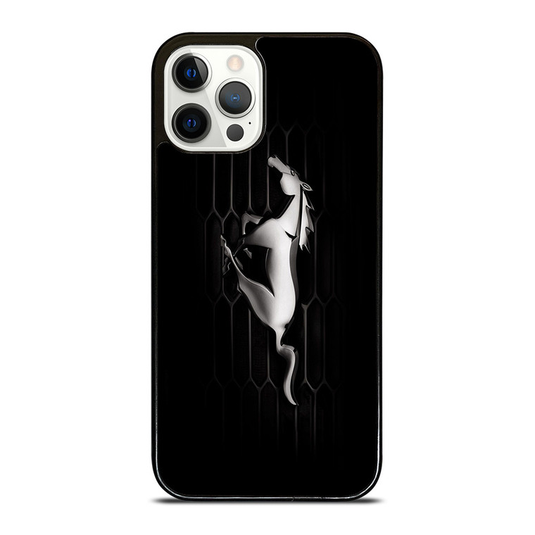 FORD MUSTANG GLOSSY BUMPER iPhone 12 Pro Case