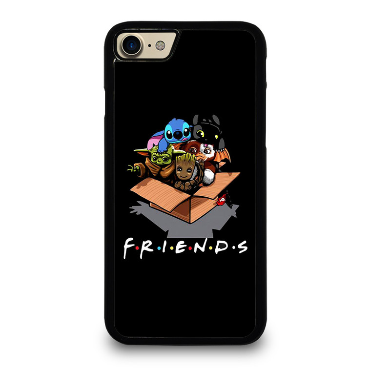 FRIENDS BABY YODA GROOT STITCH TOOTHLESS iPhone 7 Case