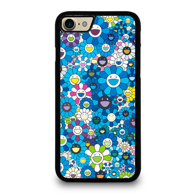 TAKASHI MURAKAMI BLUE FLOWERS iPhone 7 Case