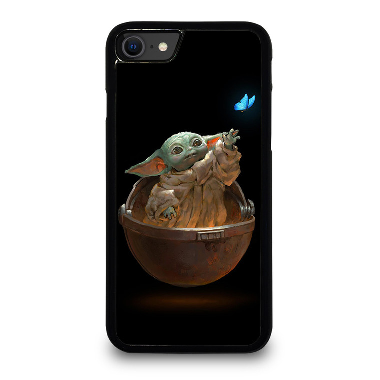 BABY YODA BUTTERFLY STAR WARS iPhone SE 2020 Case