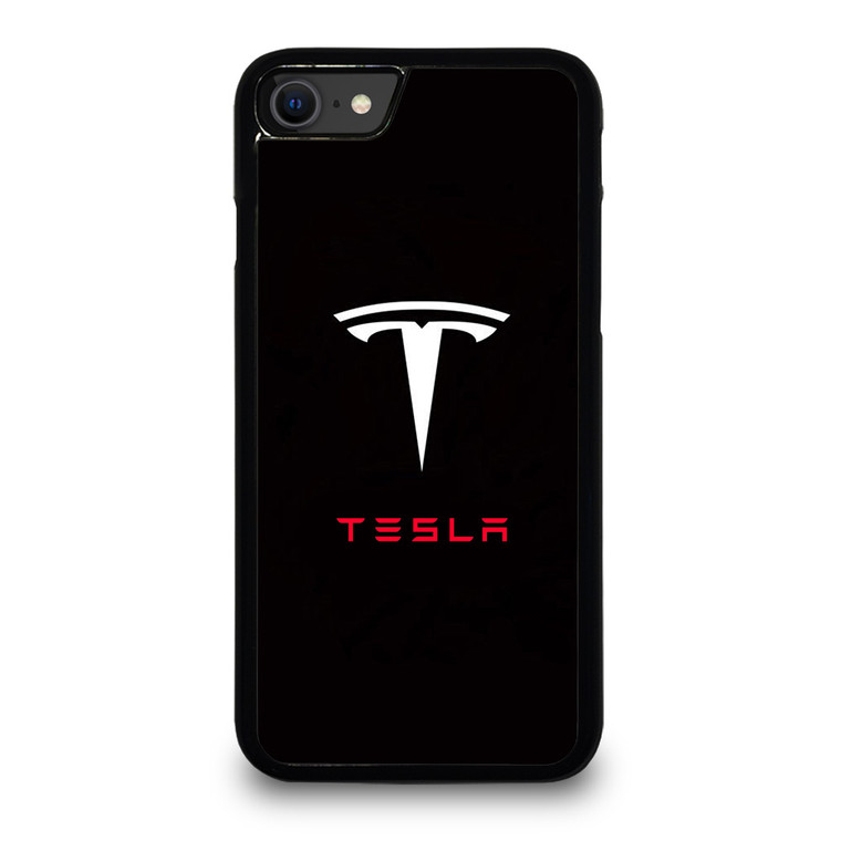 TESLA ELECTRIC CAR LOGO iPhone SE 2020 Case