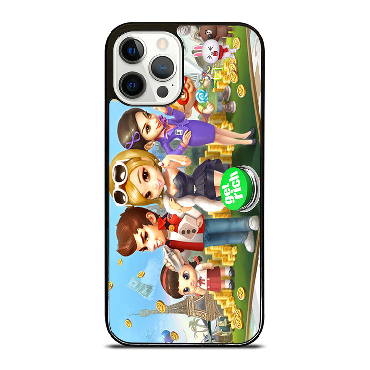GET RICH GAME Line iPhone 12 Pro Case
